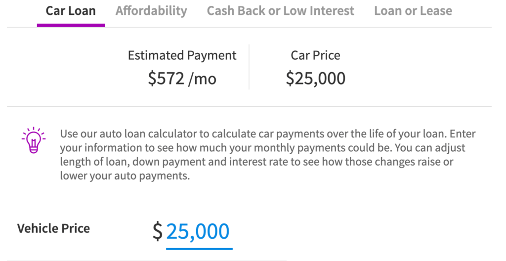 auto loan calc bankrate