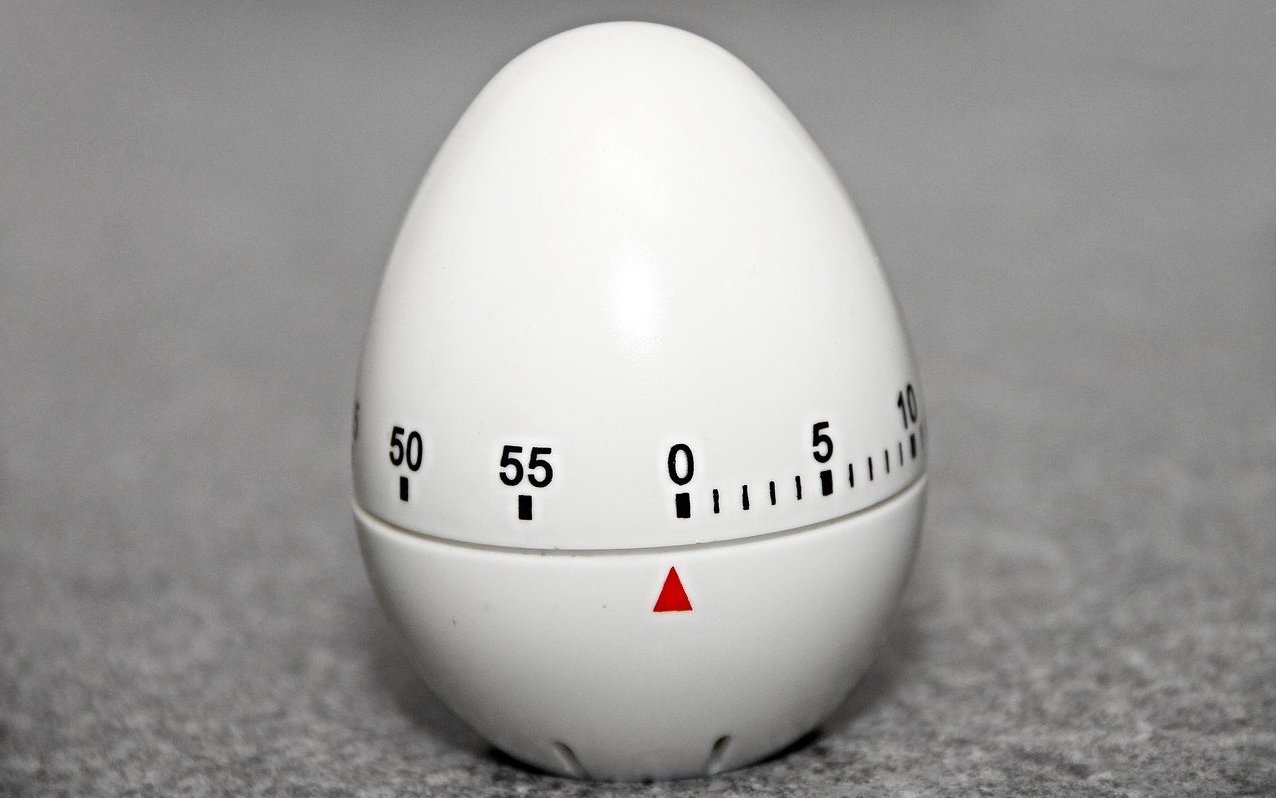 Egg shaped timer