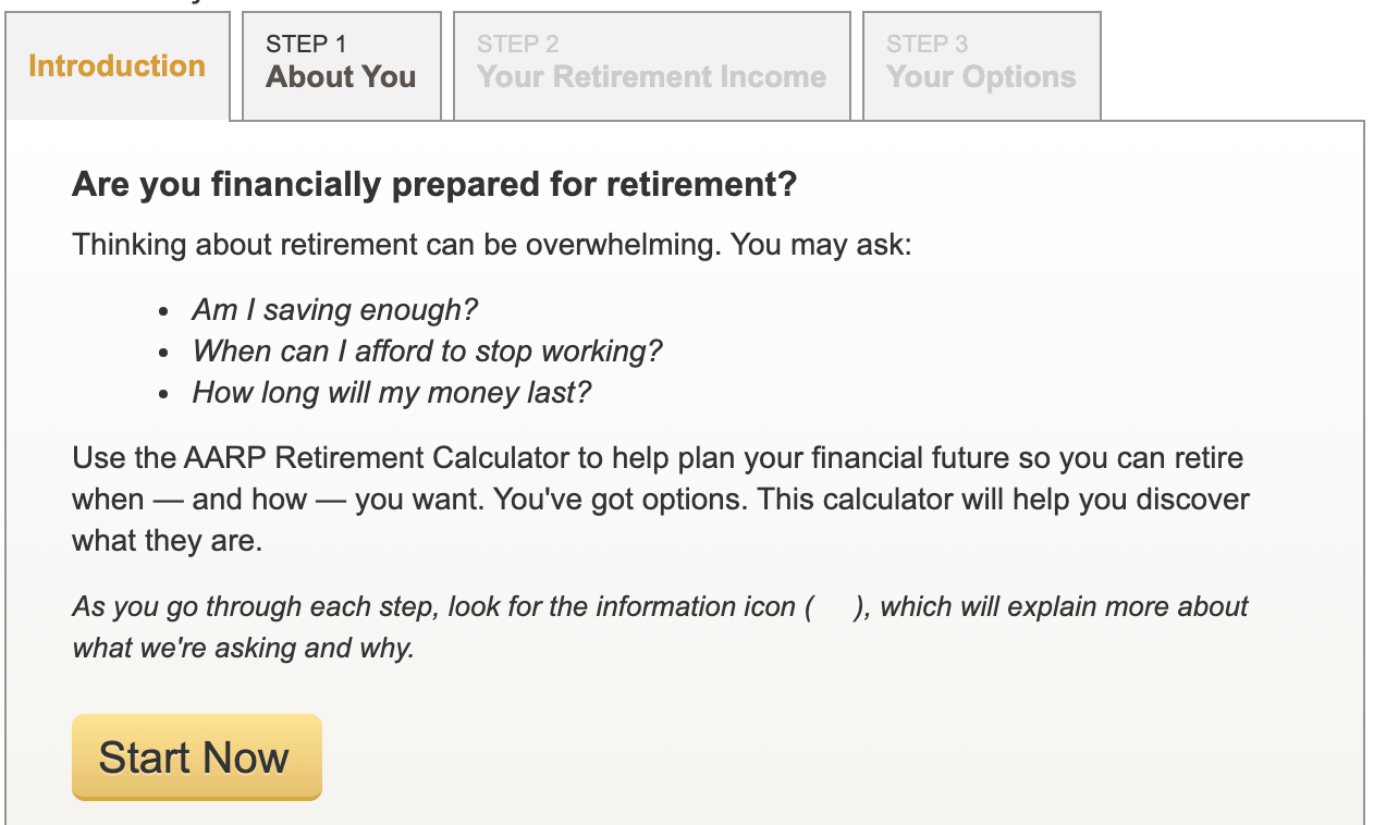 retirement calculator