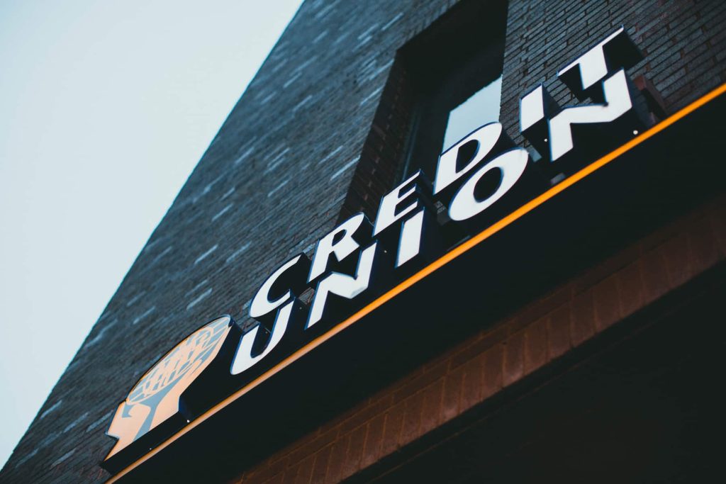 Credit Union office façade